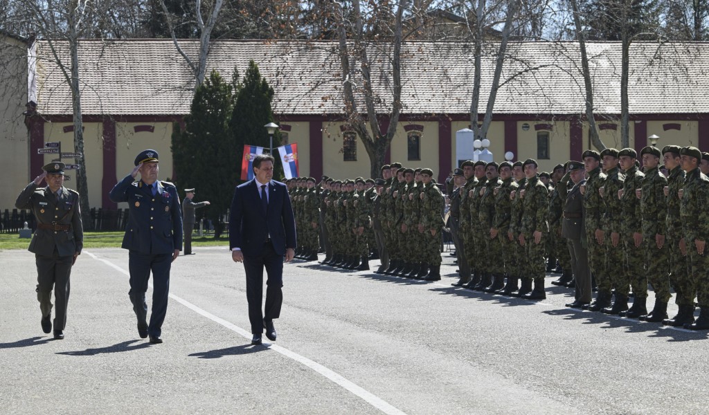 Министар Гашић на полагању заклетве војника генерације „март 2025“